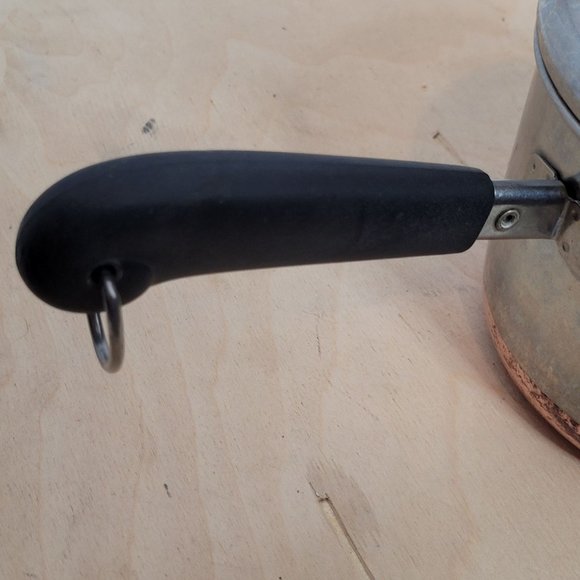 Vintage Revere Ware Copper Clad 1.5 Qt Sauce Pan Pot 5.75 x 3.75 Inches - Picture 3 of 10